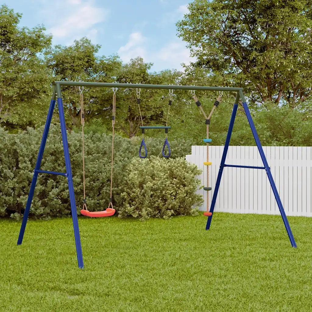 Set Gioco da Esterno con Altalena Trapezio e Altalena a Disco 3283603