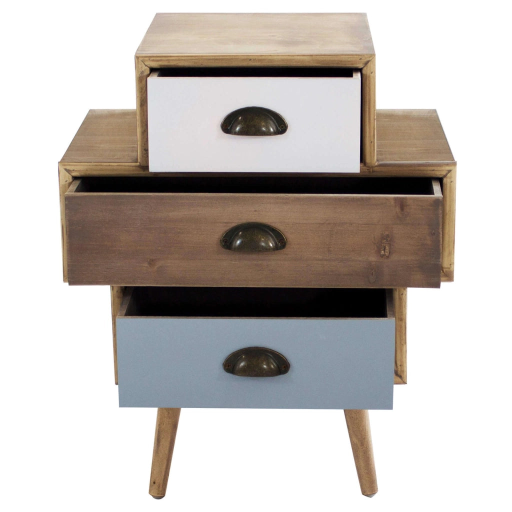 Mobiletto multicolor in Legno MDF cm 50x35x30 - GILBERT