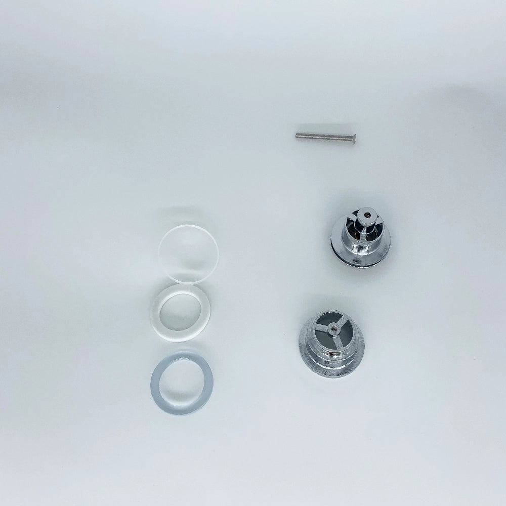Piletta click clack universale con vite eco lavandini