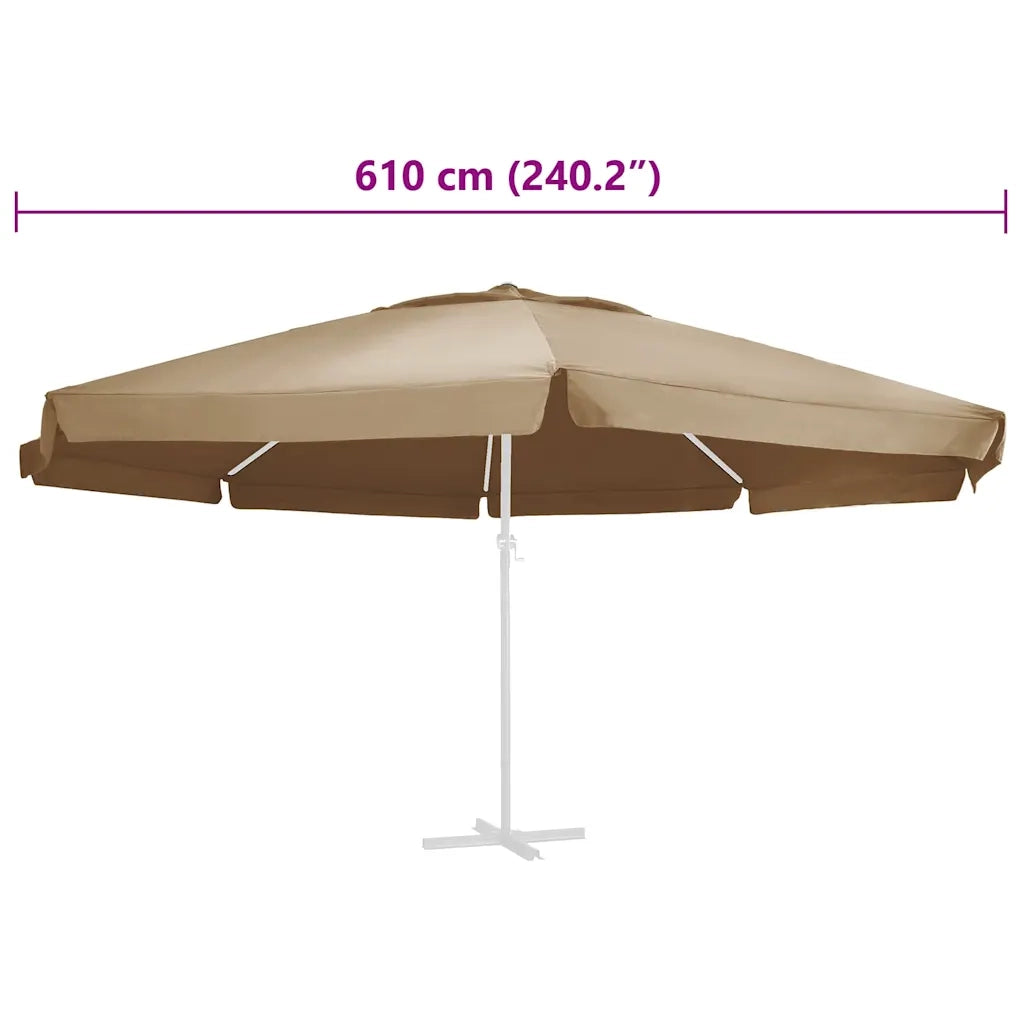 Telo di Ricambio per Ombrellone Talpa 610 cm CFW1387906