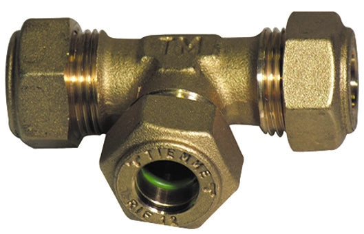 RACCORDO A TEE INTERMEDIO O-RING TIEMME GAS- 16- TIEMM- pezzi 1