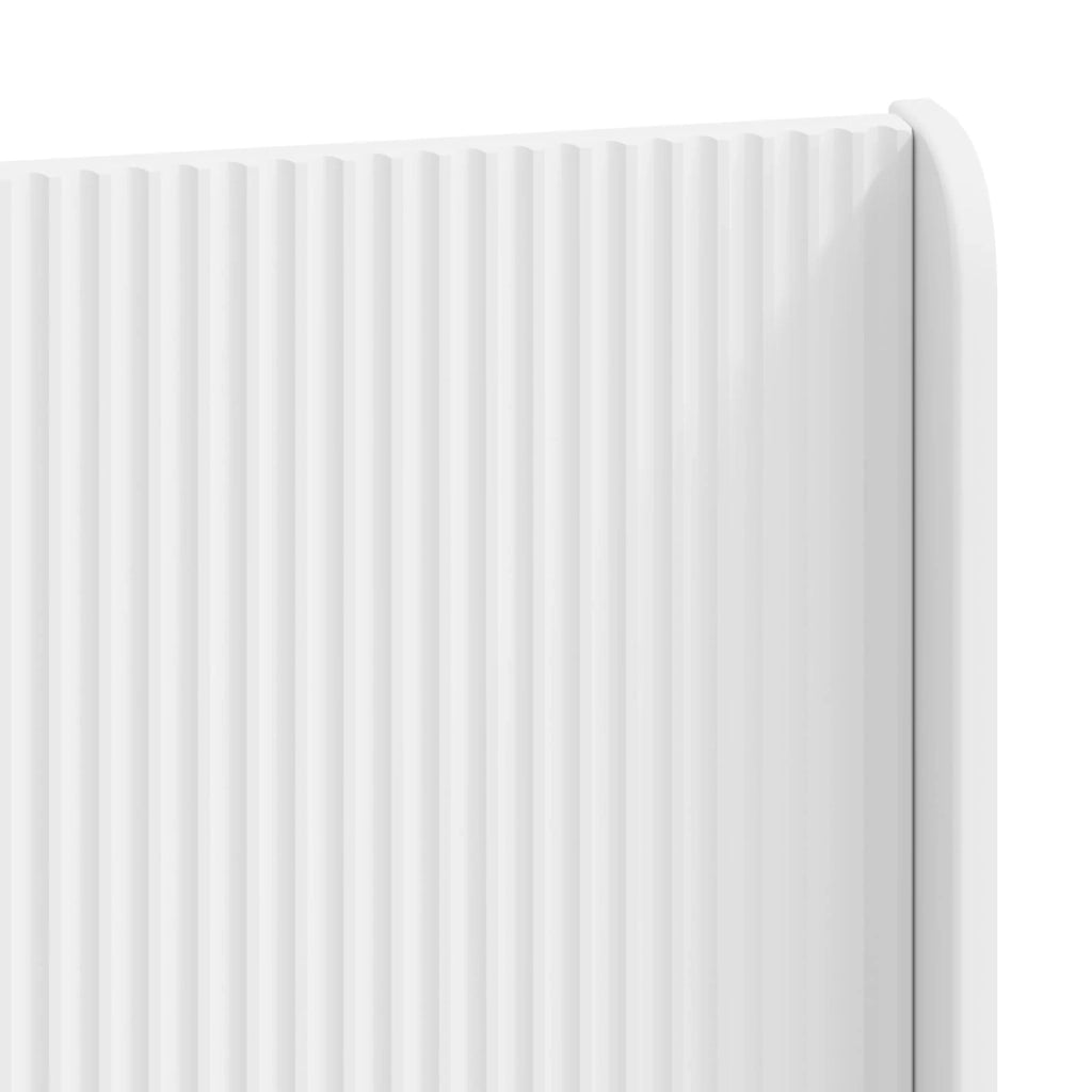Struttura del letto con stoccaggio e testata Bianco 3414275