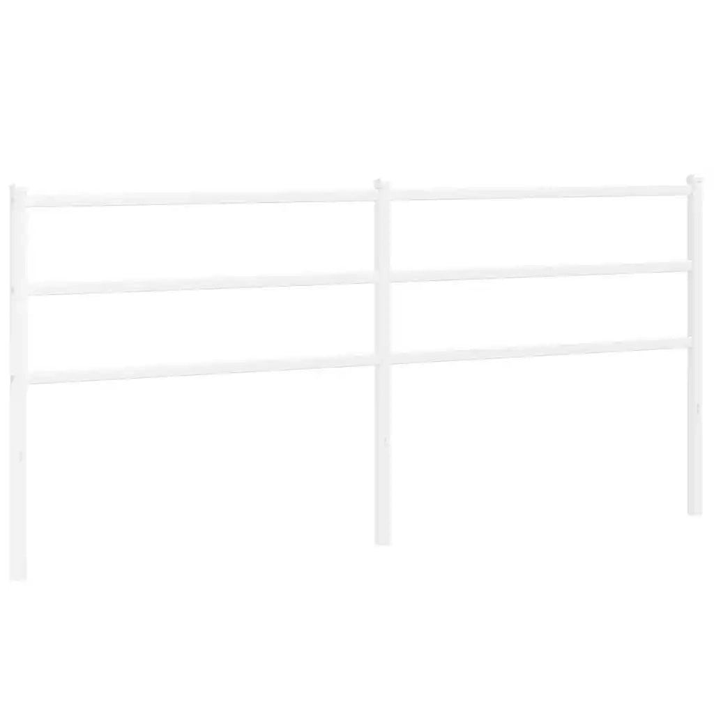 Testiera di Ricambio in Metallo Bianco 180 cm 355450