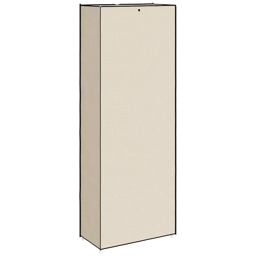 Scarpiera | Mobile per scarpe Crema 60x30x166 cm Tessuto