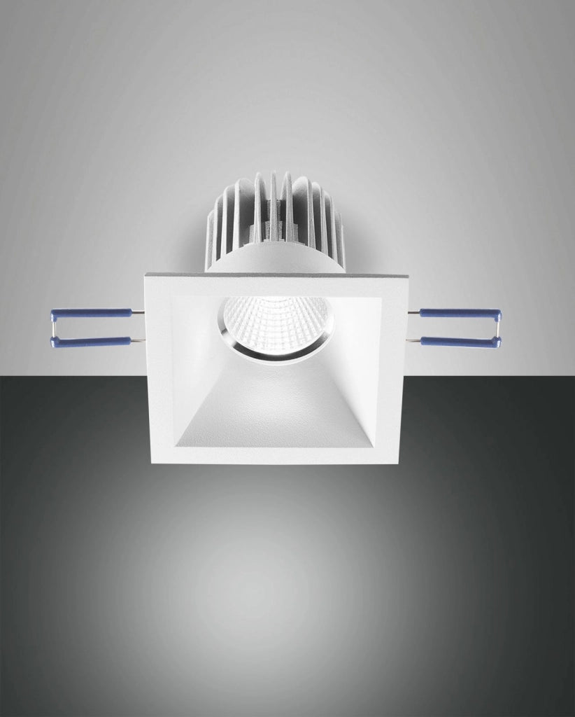 SIGMA SYSTEM INCASSO QUADRATO ARRETRATO FISSO A LED  7W 3000K 800LM IP40