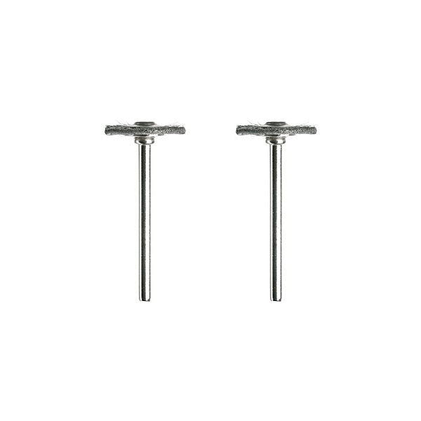 Kit 2 Spazzole in acciaio al carbonio Dremel 19mm 26150428JA