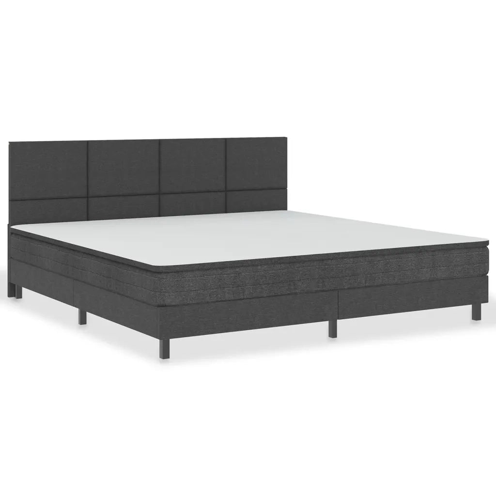 Testiera Letto Grigio Scuro in Tessuto 200x200 cm 287479