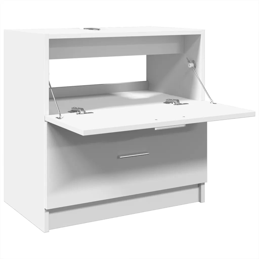 Mobile Lavabo | Armadio Lavabo Bianco 59x37x59 cm in Truciolare