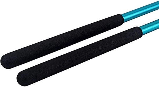 Drumstocchi in lega d'alluminio 5A - Sostanza e durata - Ideali per jazz batteria/pannelli di allenamento - Peso e equilibrio perfetti - Lunghezza 40,5 cm - Bastoncini a tamburo