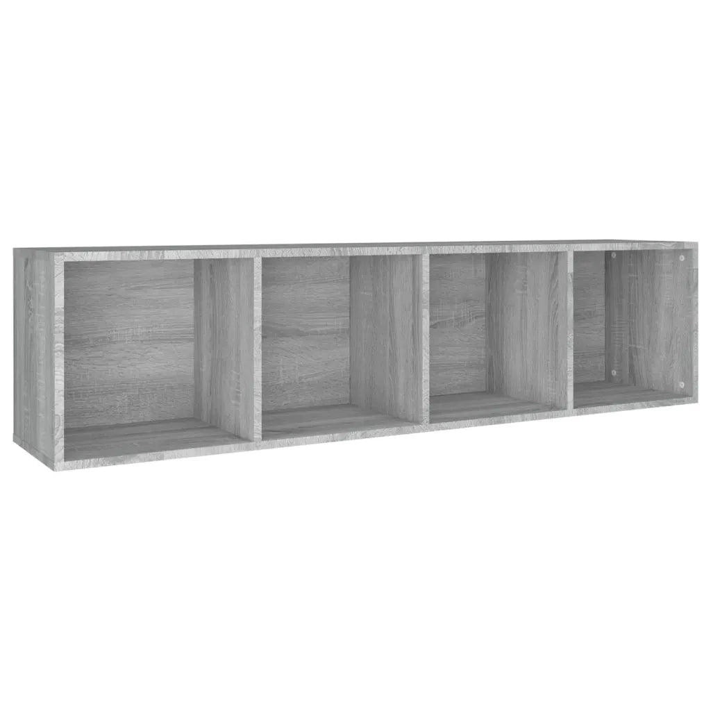 Libreria-Mobile TV Grigio Sonoma 36x30x143 cm Legno Multistrato