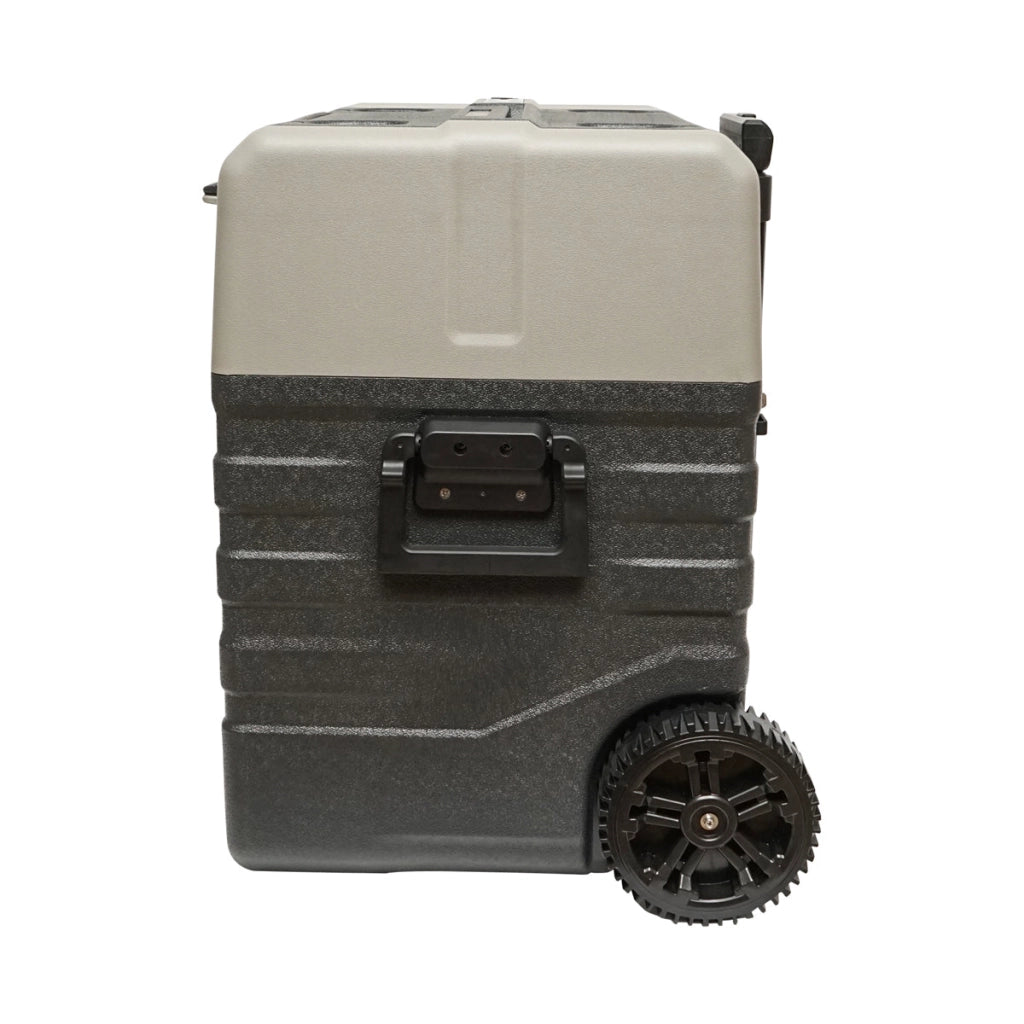 Frigorifero da auto con compressore e ruote tipo trolley 52L 12-24-220V 60W