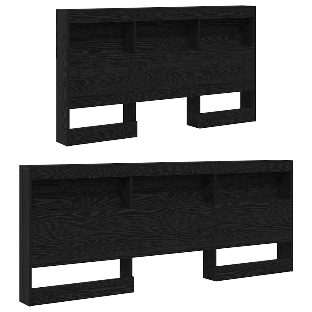 Testata contenitore Rovere Nero 160 cm Legno multistrato 3335502