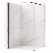 Parete Doccia Rea Flexi Transparent / Black 70