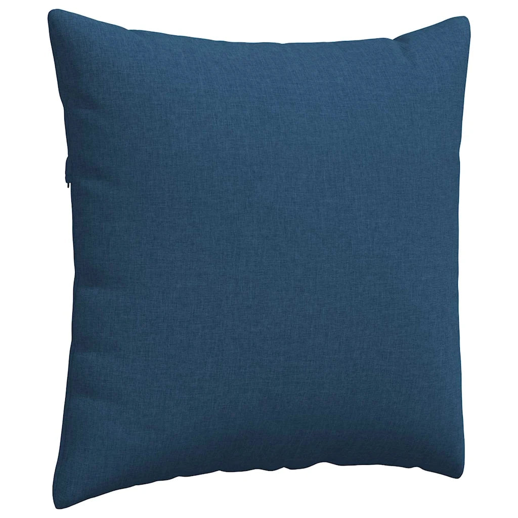Cuscini da Divano 2 pz-Set di 2 Cuscini per Sofa Blu 60 x 60 cm Tessuto