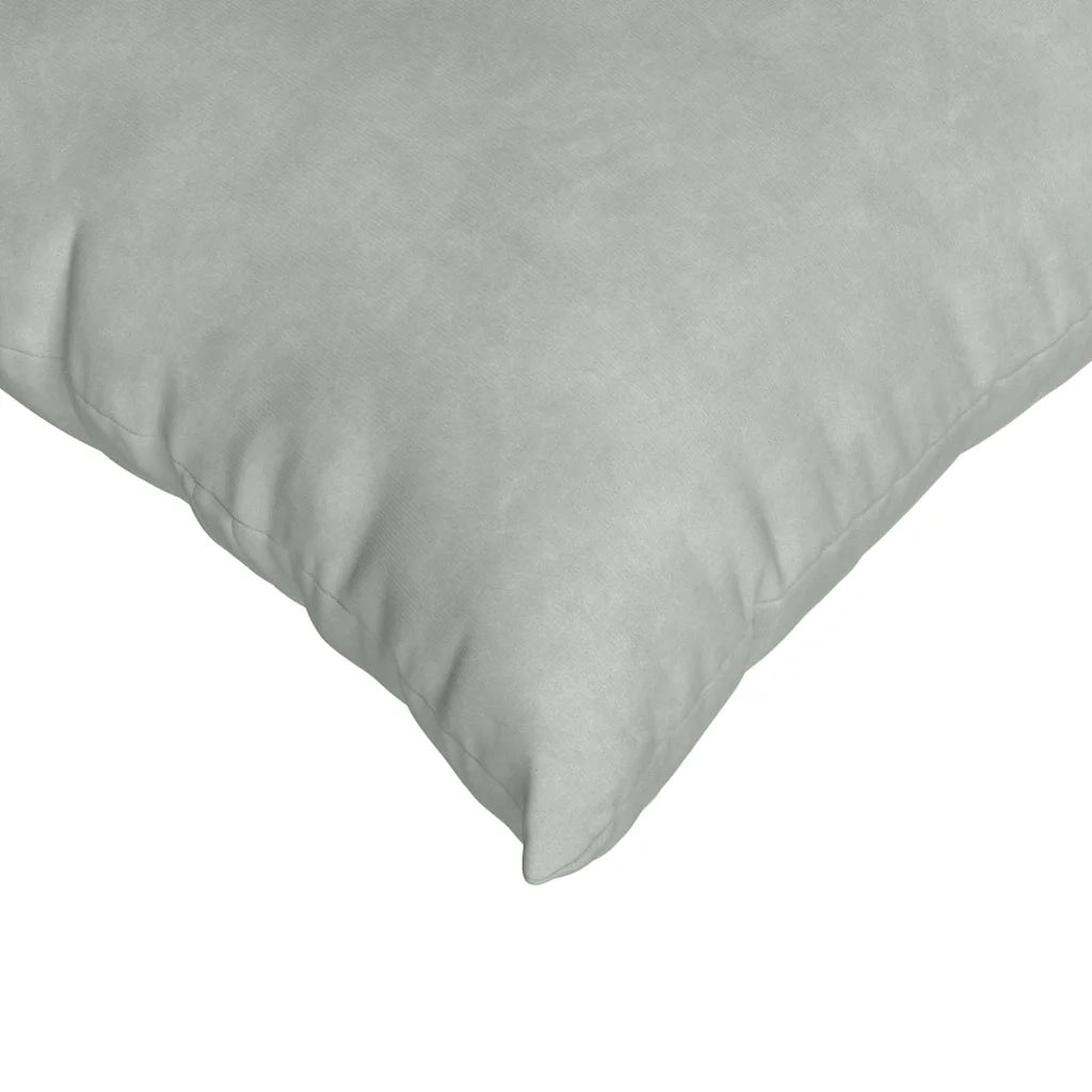 Cuscini da Divano 2 pz-Set di 2 Cuscini per Sofa Grigio chiaro 80 x 40 cm 332697