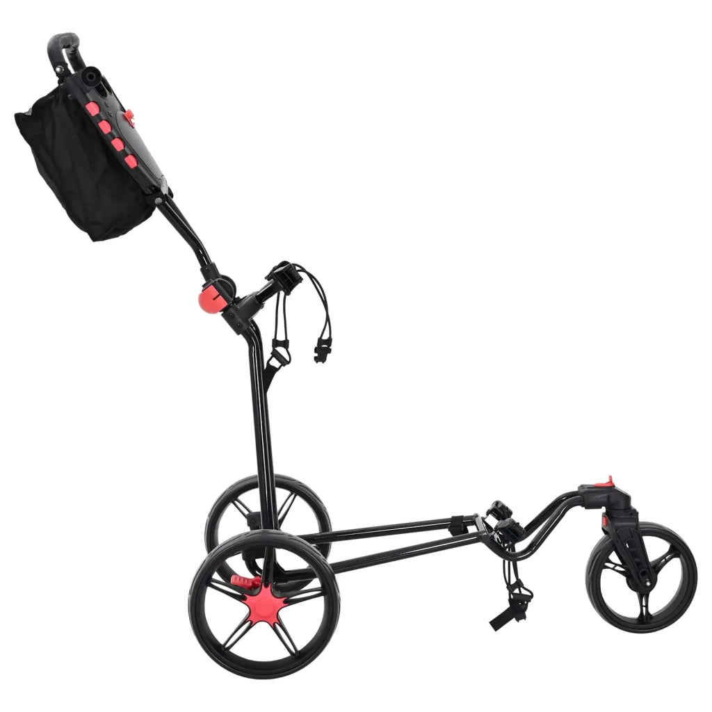 Carrello da golf Nero 110 x 60 x 132 cm Ferro 42033586