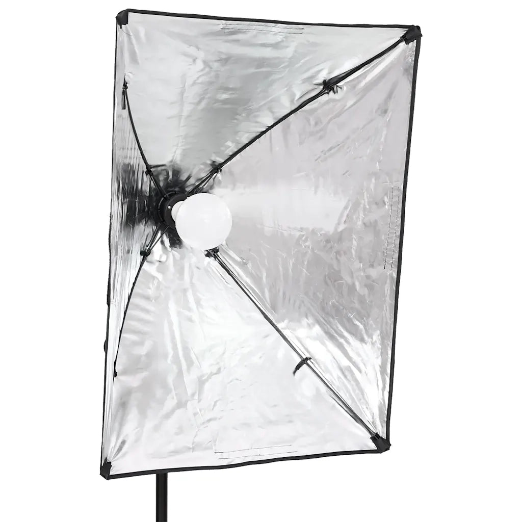 Kit per Studio Fotografico con Set di Luci e Fondale 3094752