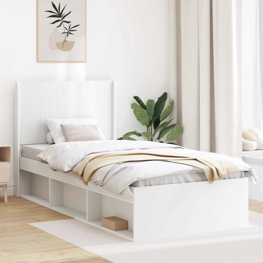 Testiera | Testata Letto Bianco Legno ingegnerizzato
