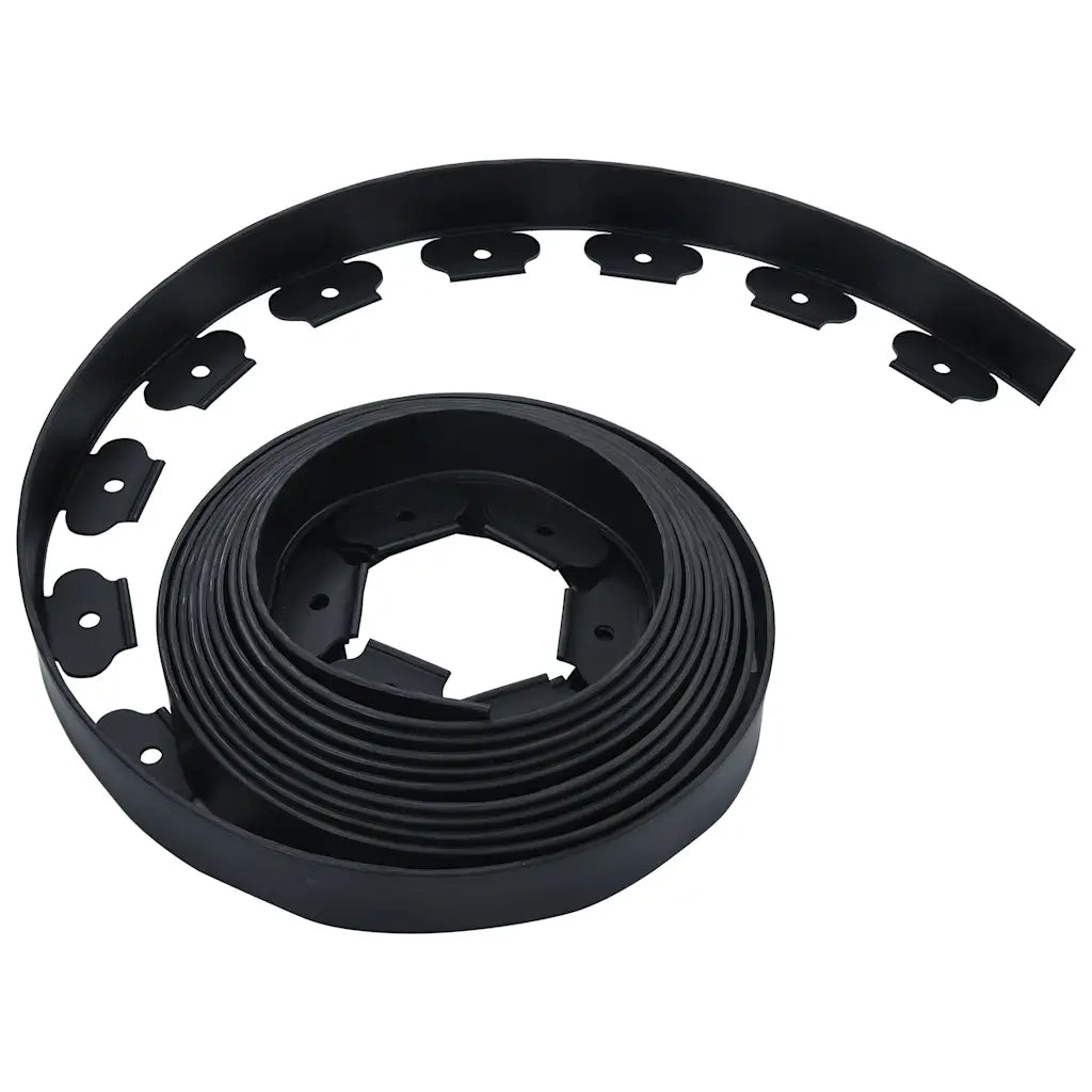 Bordura per Prato Flessibile con 30 Picchetti 10 m 5 cm 48614