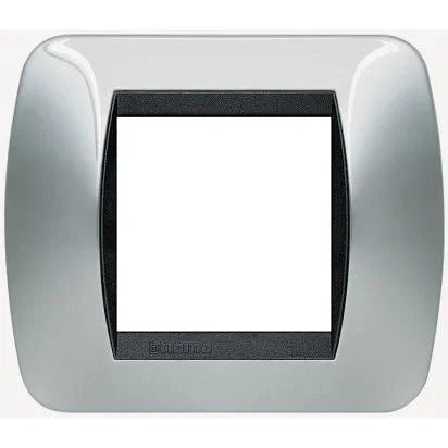 Bticino living Placca 2 moduli cromo L4802CR