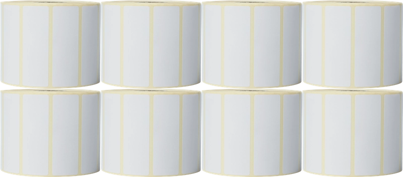 Brother BDE-1J026076-102 etichetta per stampante Bianco Etichetta per stampante autoadesiva