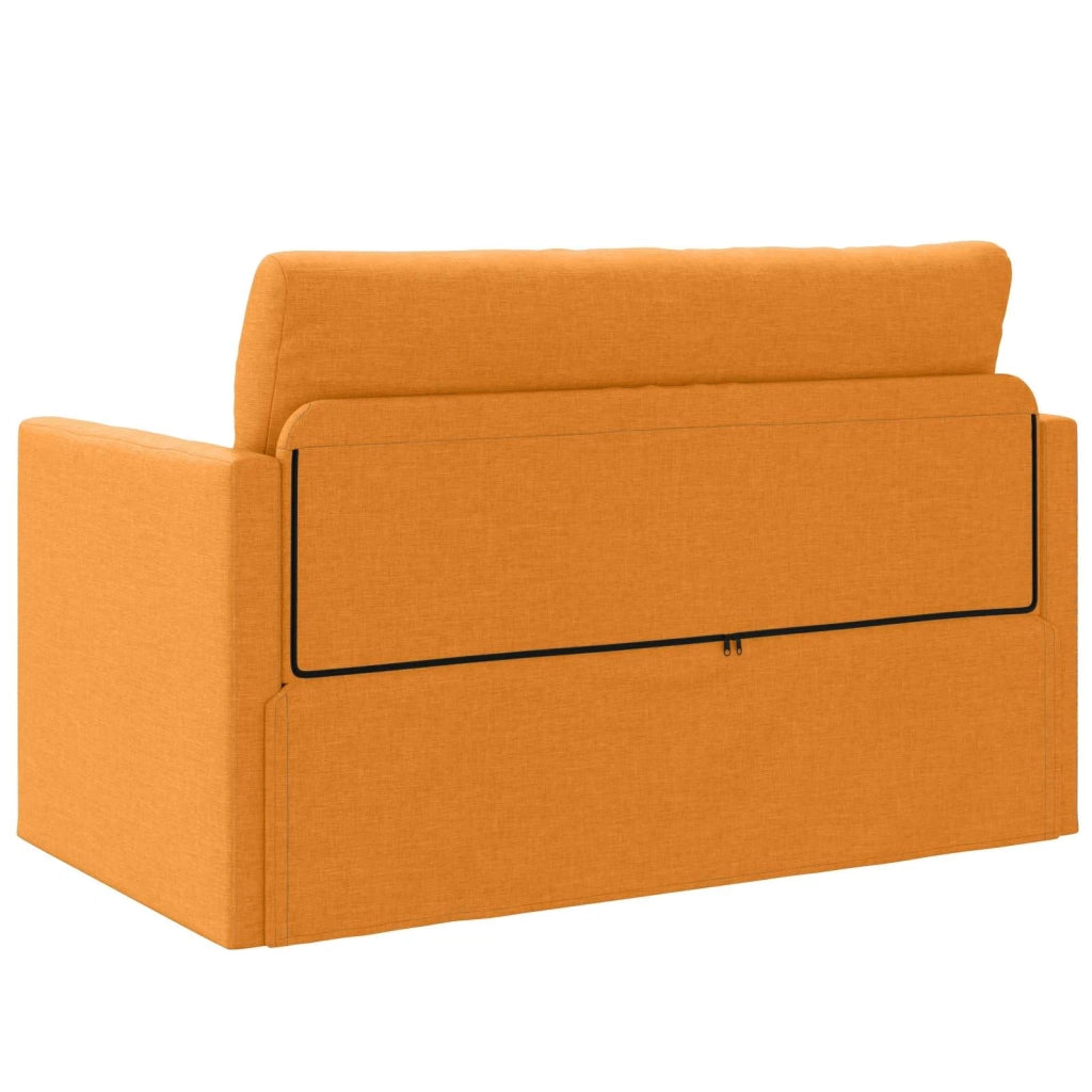 Divano letto | Sof¨¤ letto | Letto singolo 110cm Giallo Scuro Tessuto