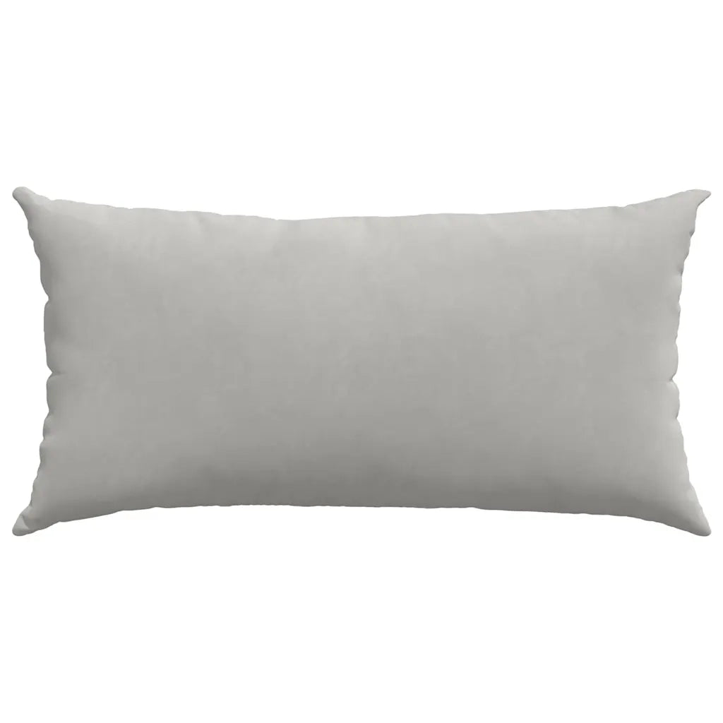 Cuscini da Divano 2 pcs Grigio chiaro 80 x 40 cm Tessuto 42013726