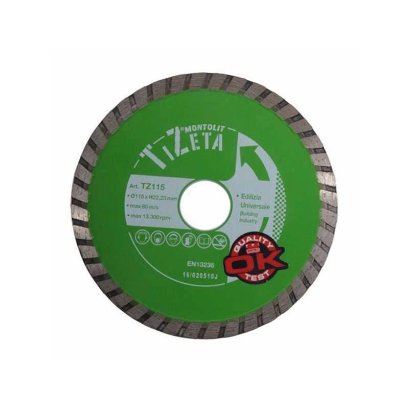 Disco Universale Senza Flangia Turmont TZ Montolit Formato: 115 mm