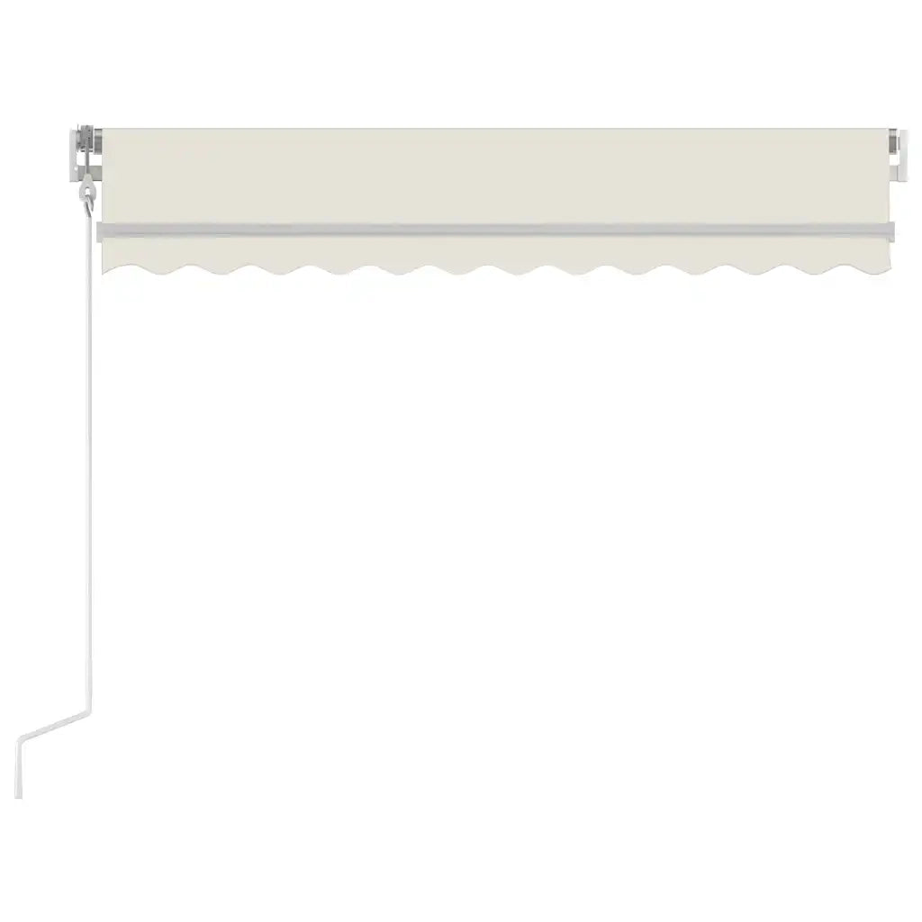 Tenda Automatica con Sensore Vento e LED 300x250 cm Crema 3068872