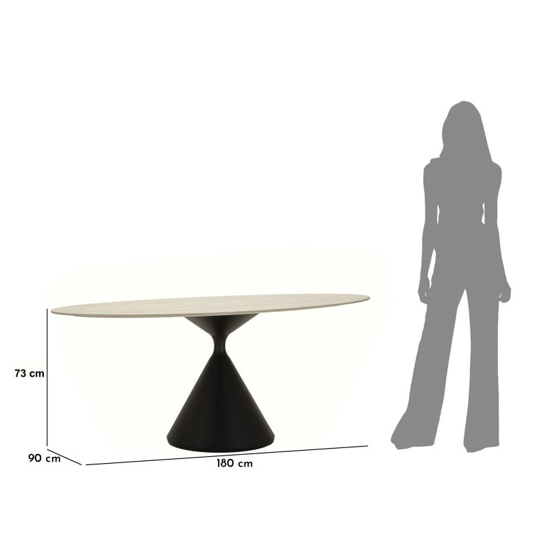 Tavolo Da Pranzo Space cm 180x90x73