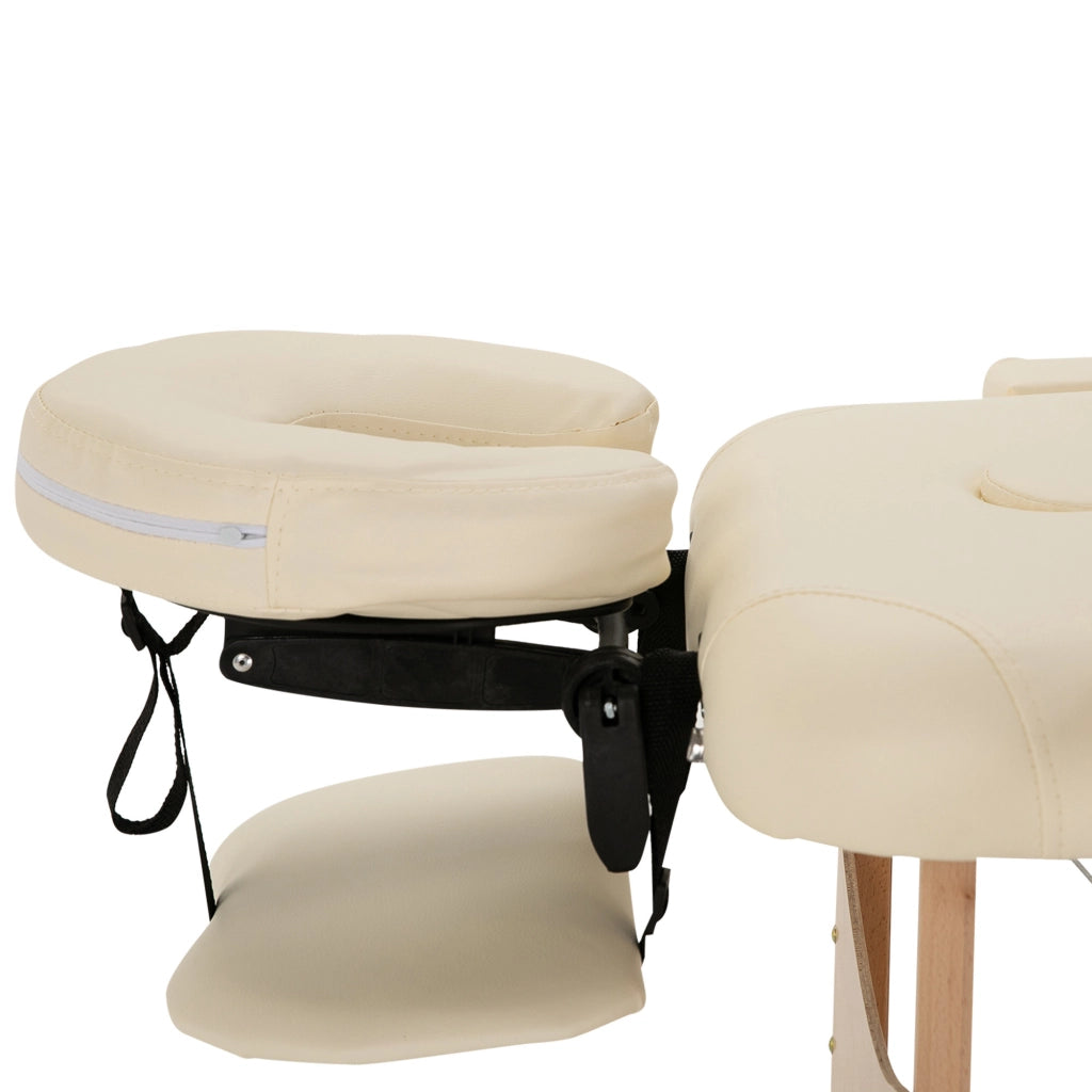 Massagebank reclinabile ¨C Minimal ¨C similpelle crema