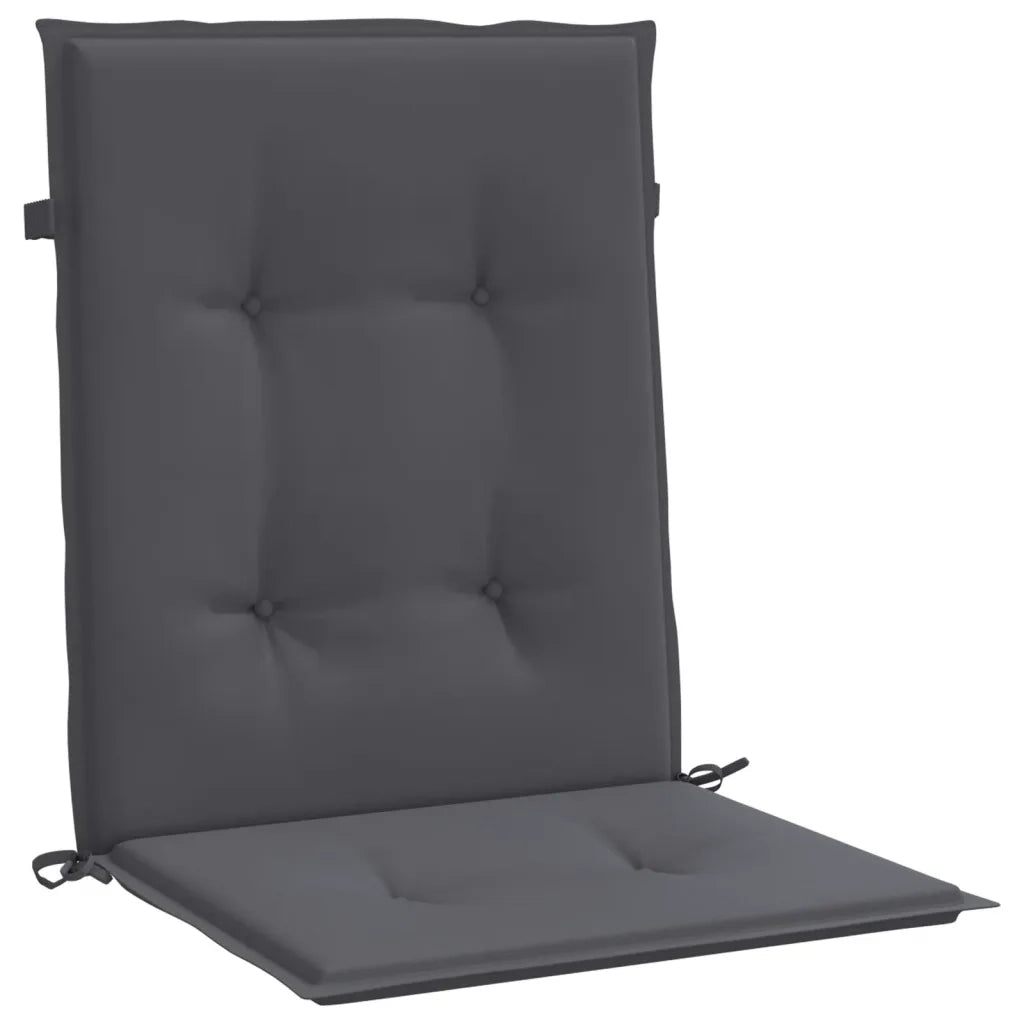 Cuscini per Sedia 4 pz Antracite Tessuto Oxford 47549