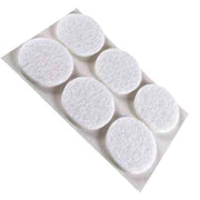 FELTRINI TONDI Ø 18 mm - Bianco - Blister 12 pezzi