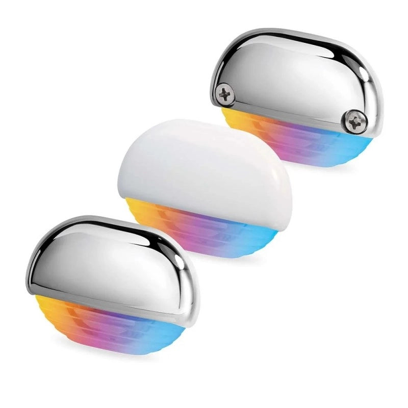 LUCE CORTESIA RGB - ACCIAIO INOX