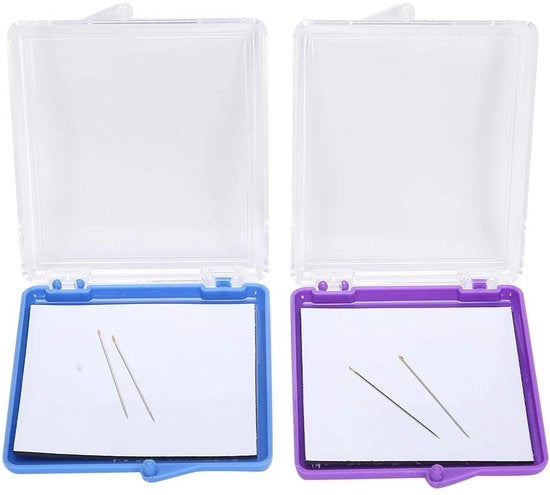 Cassetti magnetici per spilli - 2 pezzi - 7 x 7,5 x 1 cm