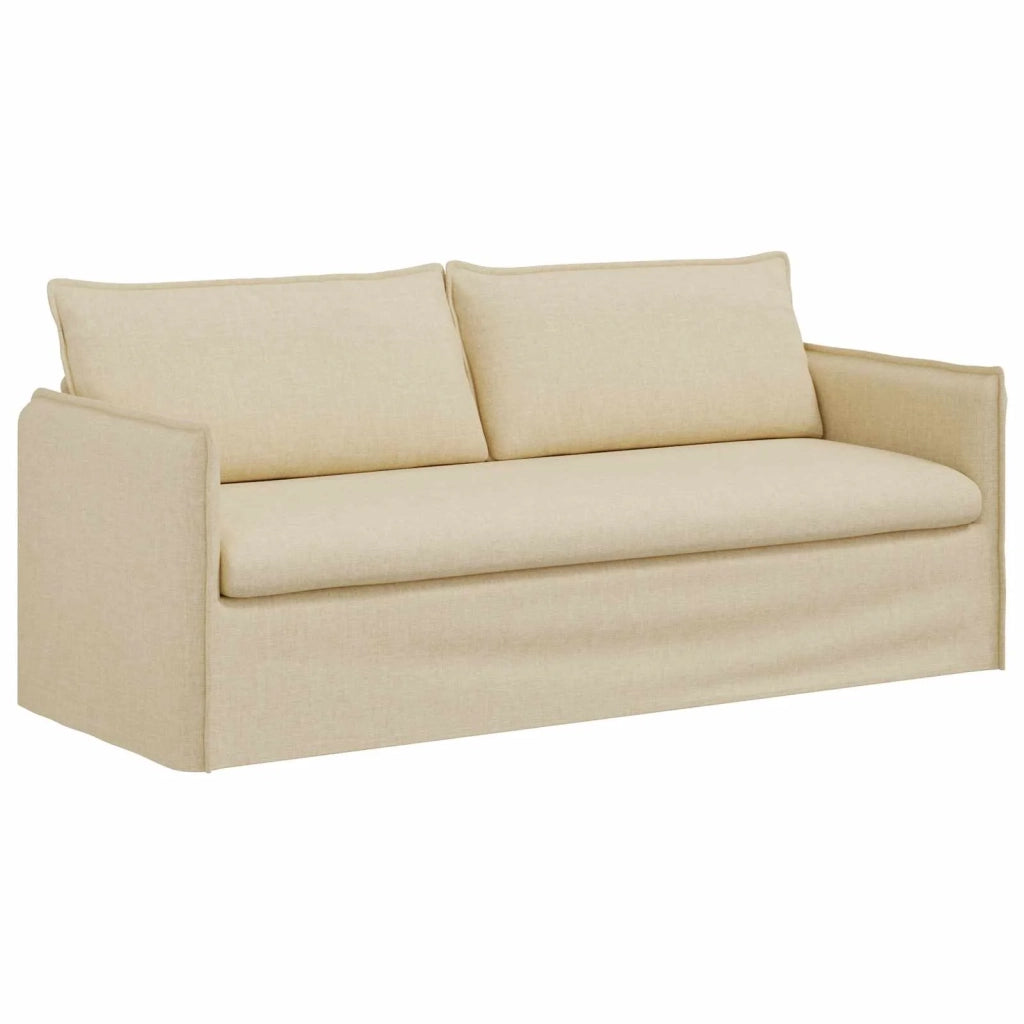 Divano Crema 196 x 82 x 85 cm Tessuto 42024530