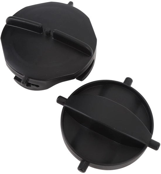 Doppo per tubo di scarico - 2 pezzi - Plastica - RV - Cappuccio di ricambio - Installazione facile - Sigillatura sicura - Doppo di scarico