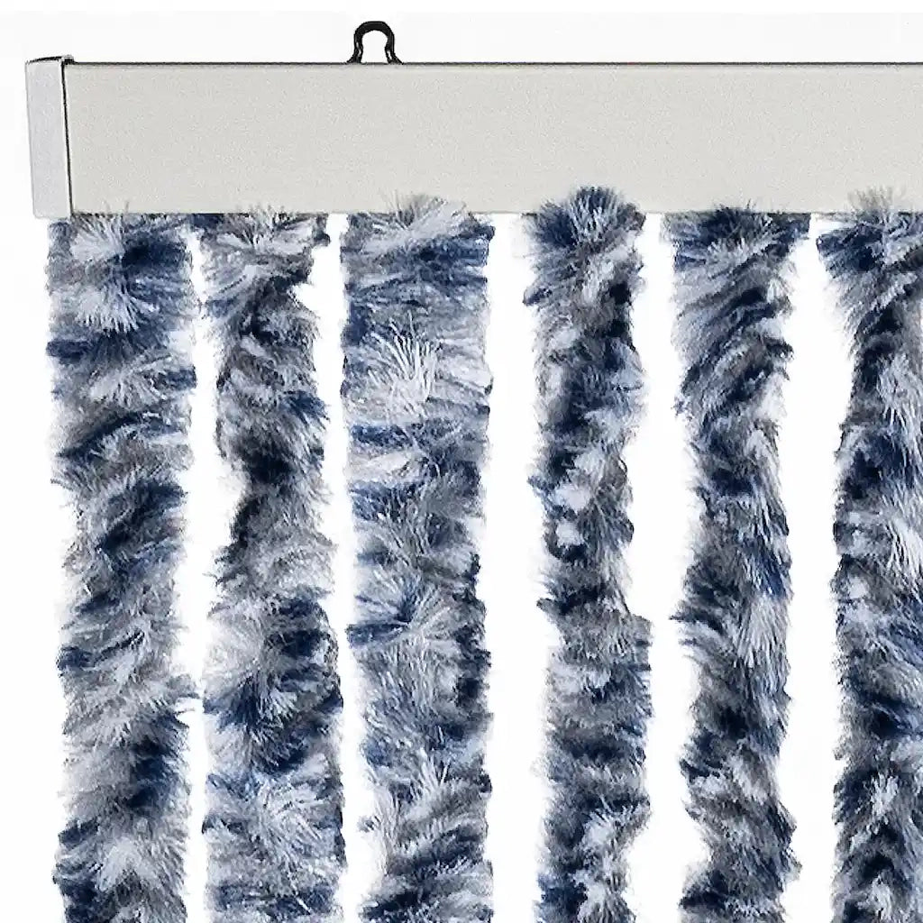 Zanzariera Blu e Bianco 56x200 cm Ciniglia 315126