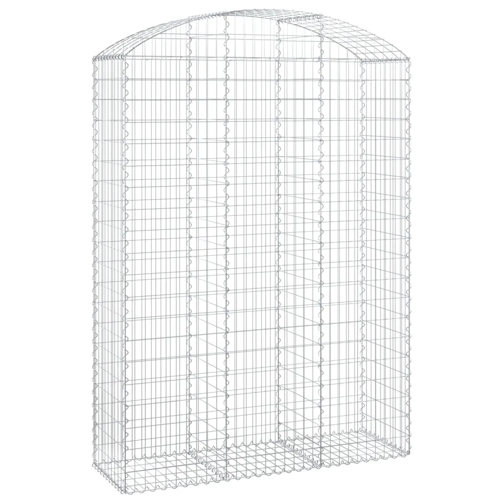 Cesto Gabbione ad Arco 150x50x200/220 cm Ferro Zincato 153460
