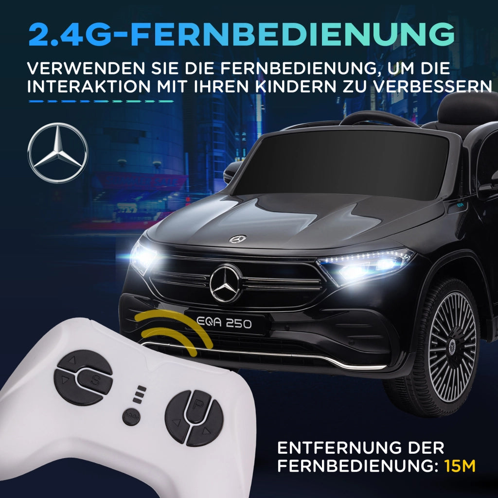 Auto elettrica per bambini Mercedes-Benz EQA ¨C Minimal ¨C nero