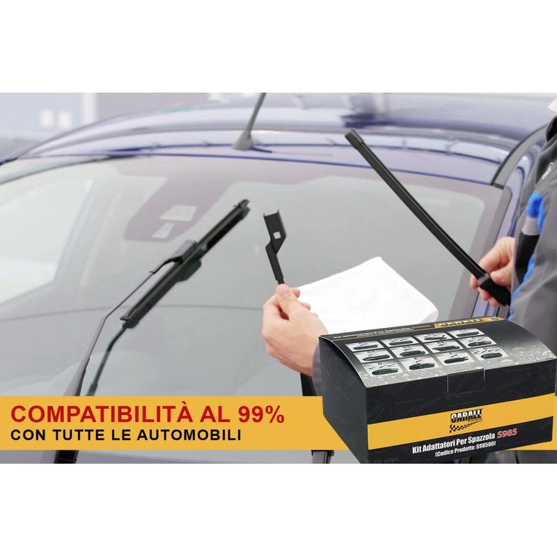 Kit 10 Attacchi G Per Spazzole Tergicristallo S985 Flat e T191 Ibrida