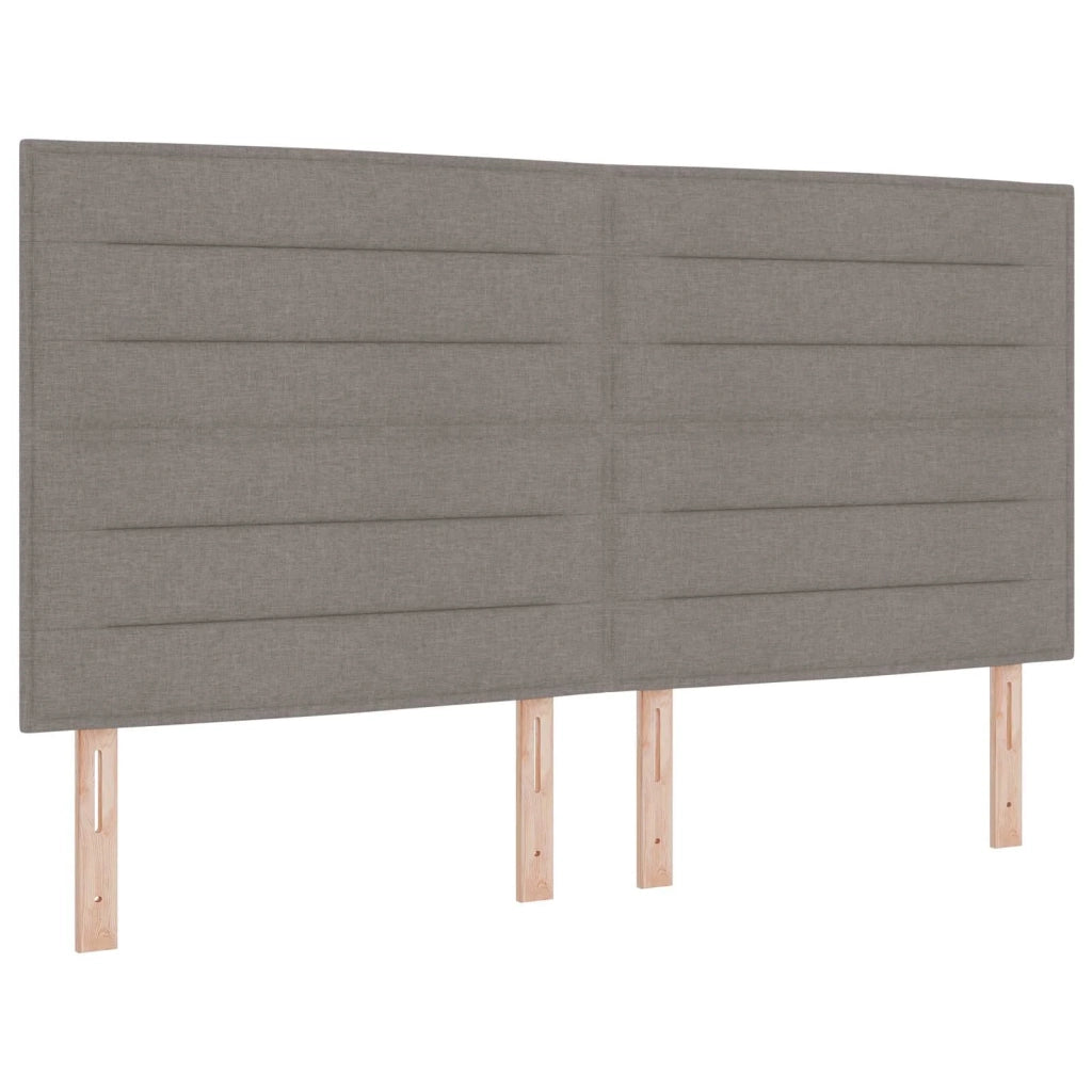 Letto con contenitore e materasso Tortora 180 x 200 cm Velluto 3458577