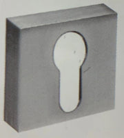 BOCCHETTA QUADRATA PROFILO EUROPEO CROMO- 2,0 pz