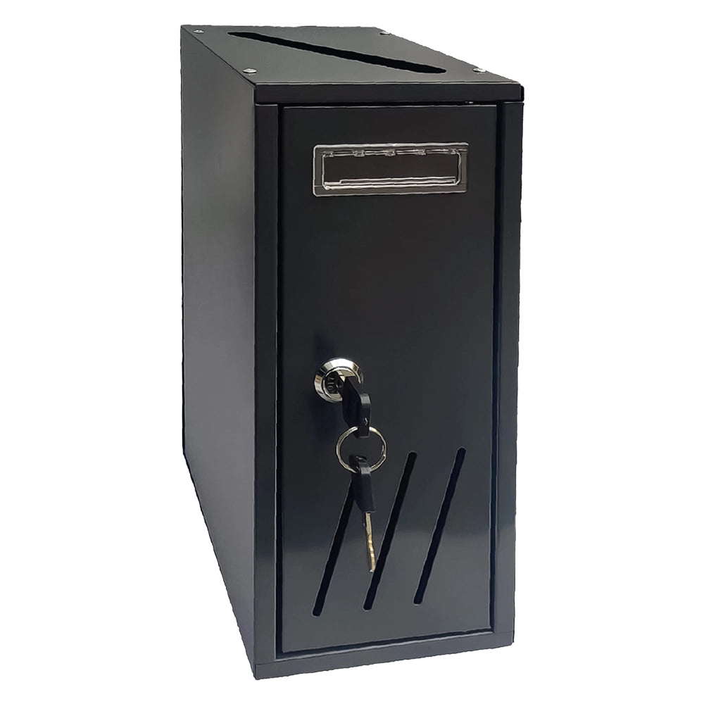 CASSETTA POSTALE SINGOLA VERTICALE 1 posto - antracite - cm. 12x17,5x H. 30  - KASART