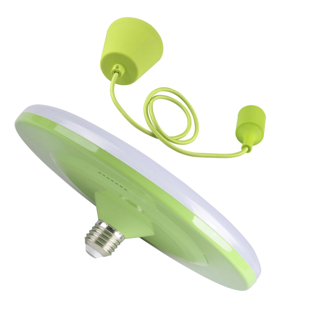 Lampada sospensione KIKI verde con LED E27 15W Polux