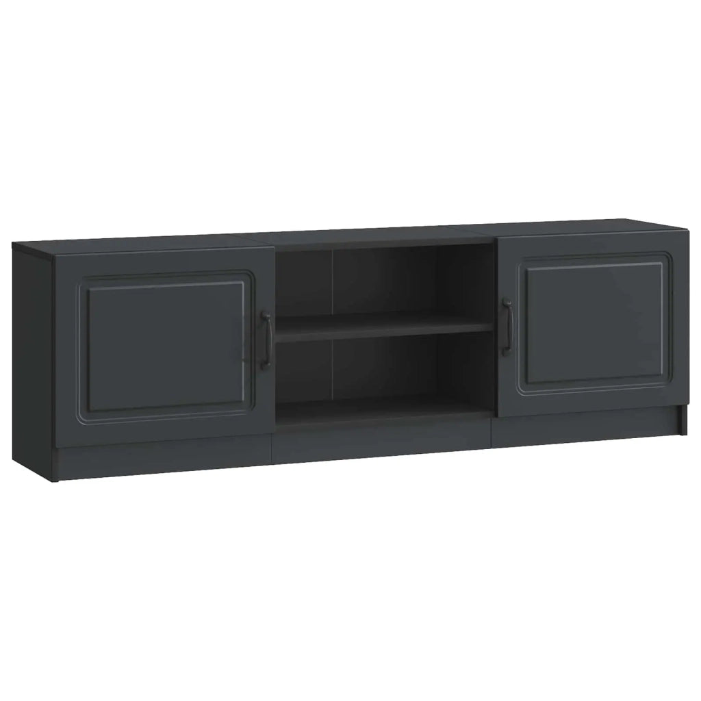 Mobile TV-Credenza per TV Nero 150 x 31 x 47 cm Legno ingegnerizzato 483454