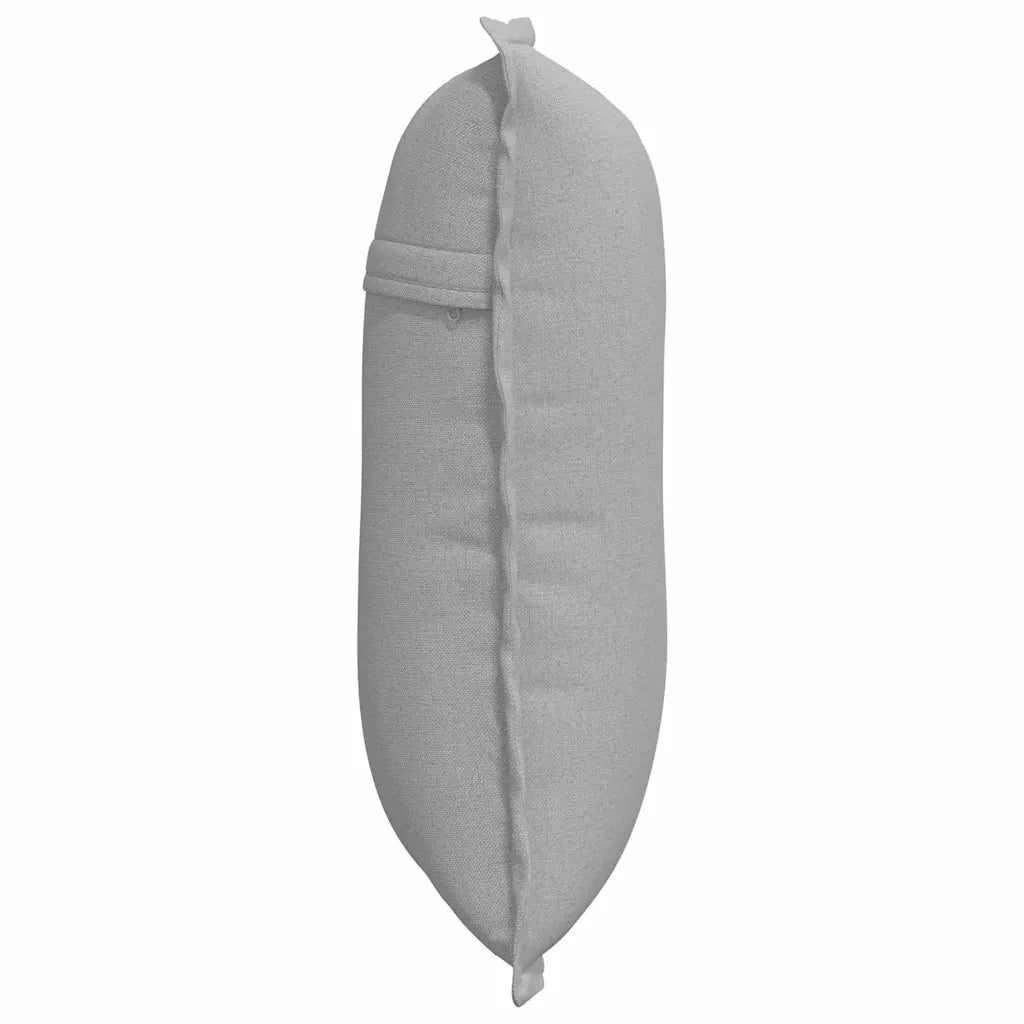 Cuscino per Schiena Grigio Nuvola 50 x 19 x 45 cm Tessuto 42014628