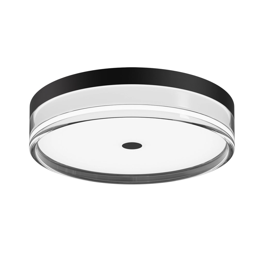Plafoniera LED 32W nera tonda Ø40cm 3CCT IP40 Italux