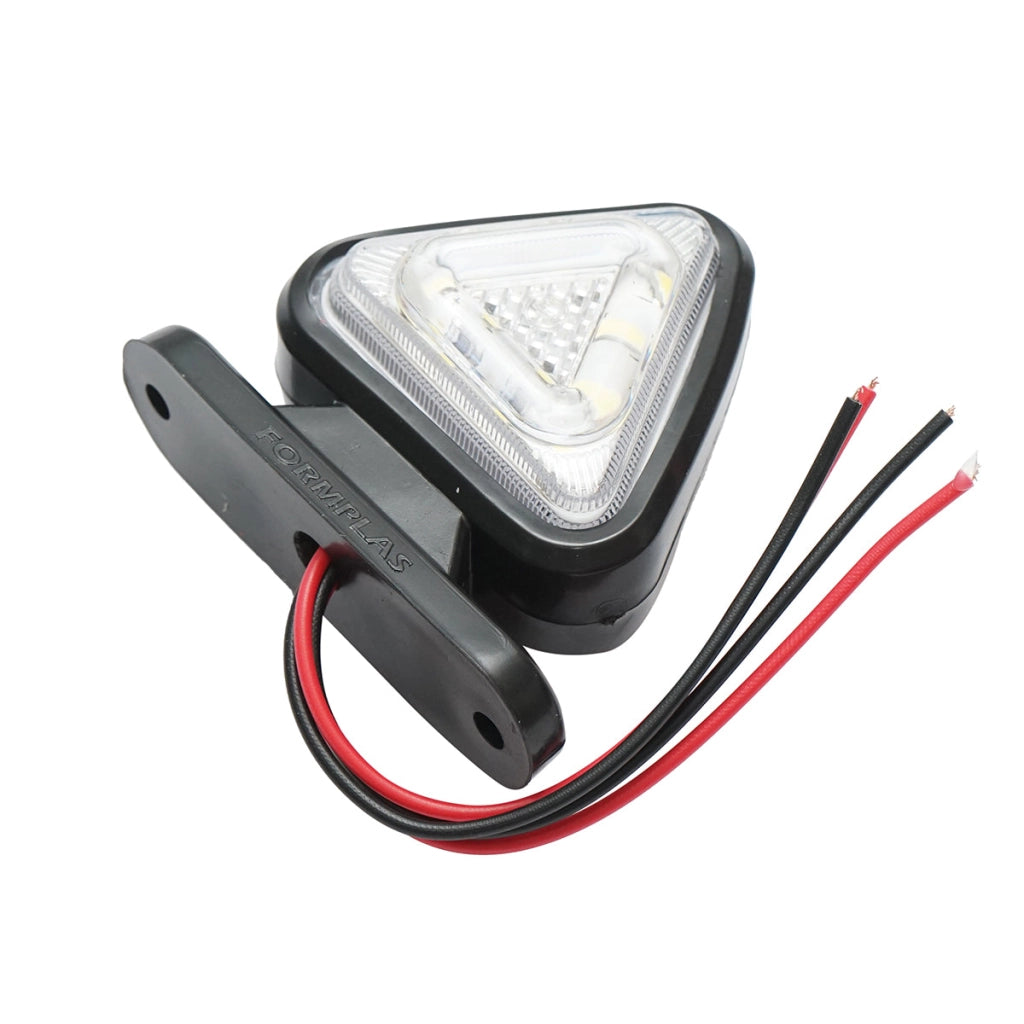 Luce di posizione laterale triangolare a LED 12-24V, bianco-rosso FR0101 Breckner Germany