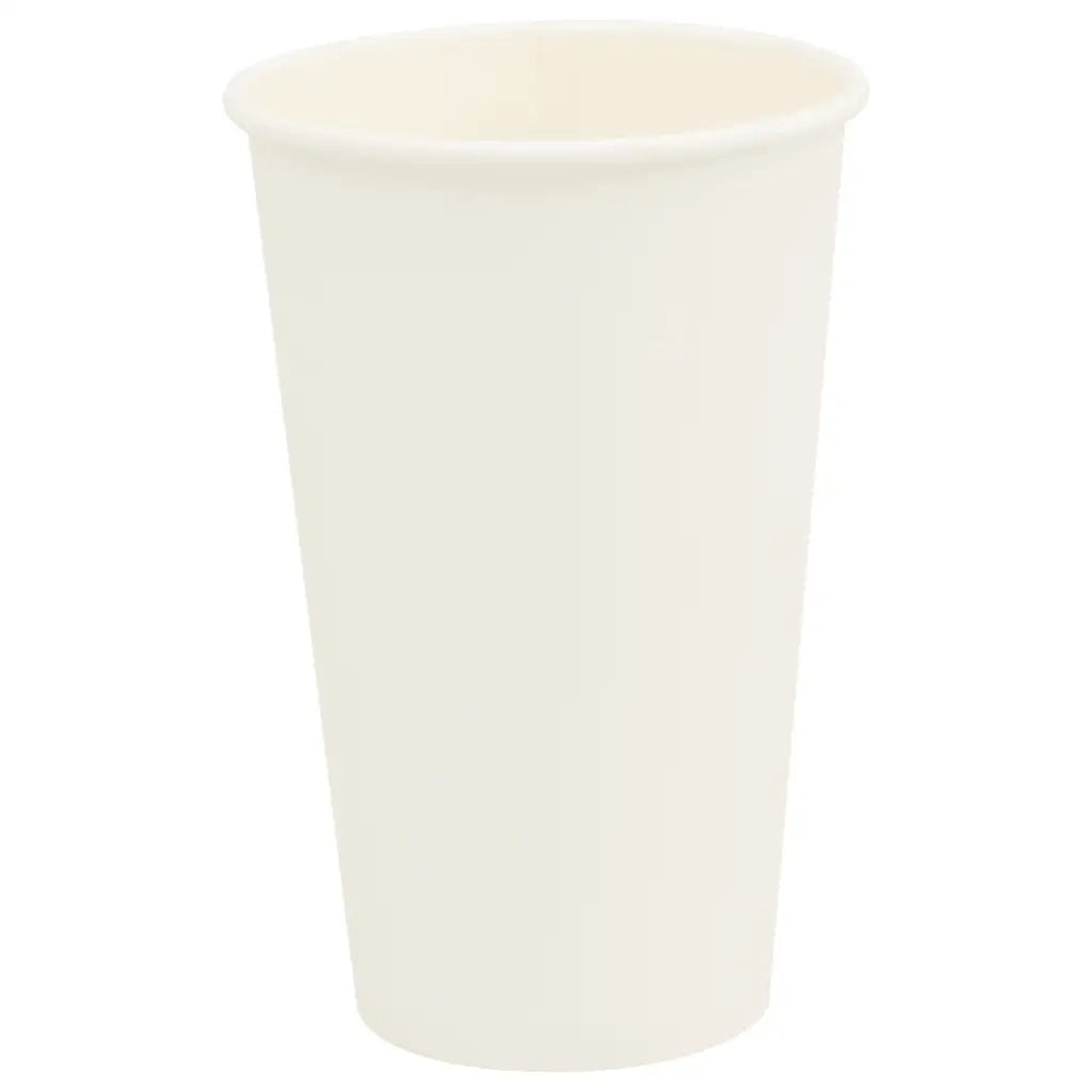 Bicchieri da Caffè in Carta 1000 pz 16oz 400ml Bianco 4102793